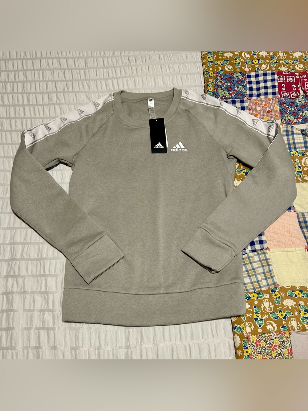 adidas Women’s Crewneck Sweatshirt - Light Olive